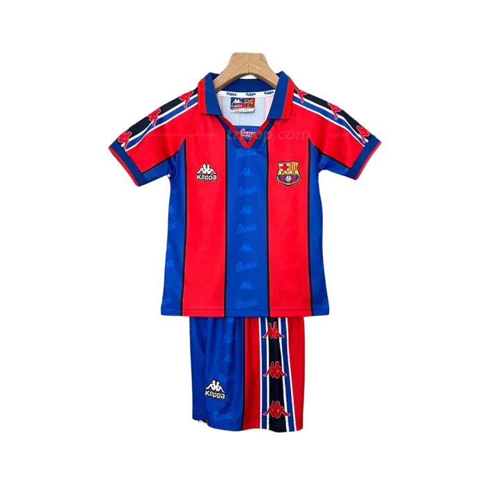 Conjunto niño local Retro FC Barcelona 95/97 - Imagen 1