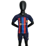 Conjunto niño FC Barcelona primera equipación 2022/23