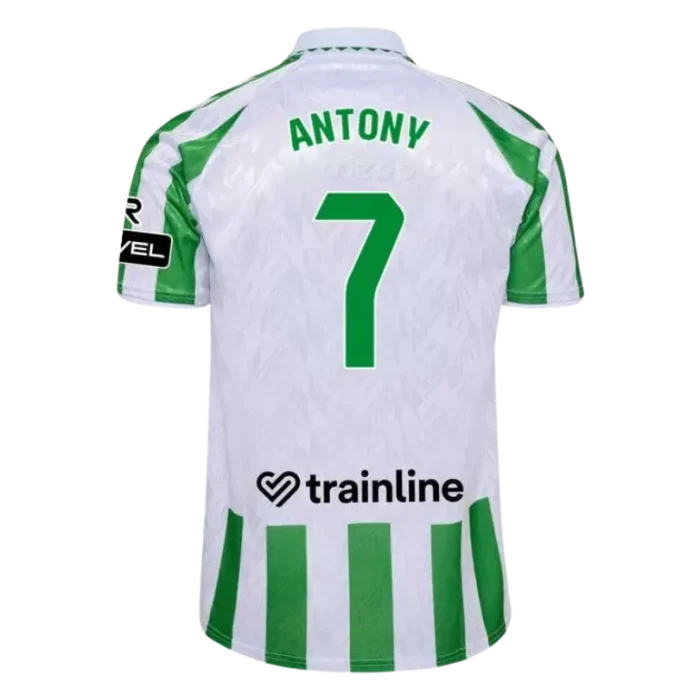 Camiseta primera niño Real Betis “ANTONY #7” 24/25 - Imagen 1