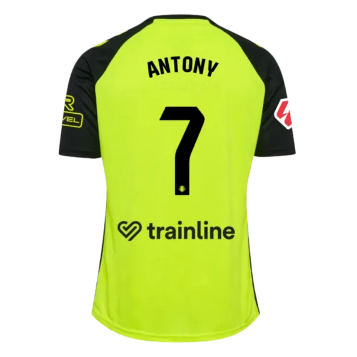 Camiseta segunda niño Real Betis “ANTONY #7” 24/25 - Imagen 1