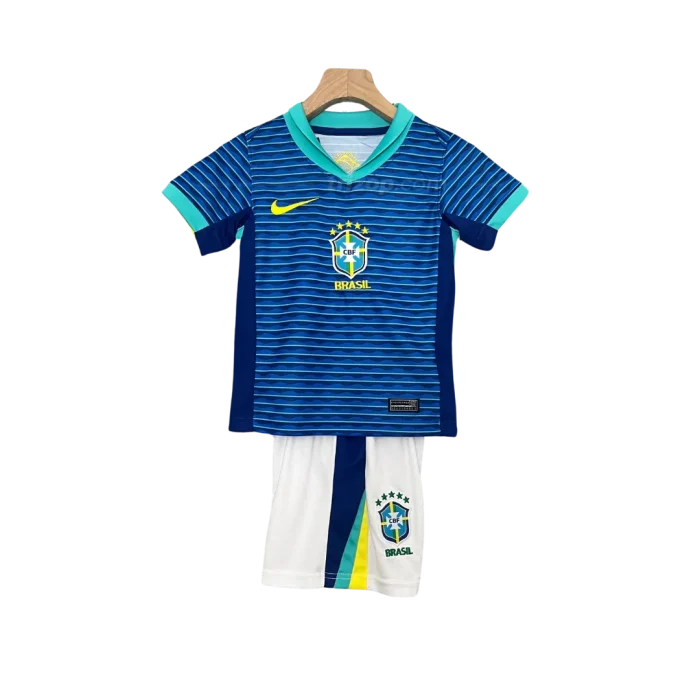 Conjunto niño Brasil segunda equipación 2024 - Imagen 1