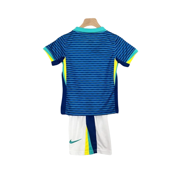 Conjunto niño Brasil segunda equipación 2024 - Imagen 2