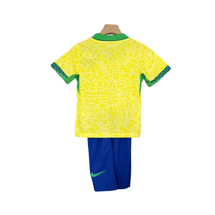 Conjunto niño Brasil primera equipación 2024 - Imagen 2