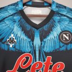 Camiseta Napoli black-blue Kappa × Marcelo Burlon 2021/22 - Imagen 4
