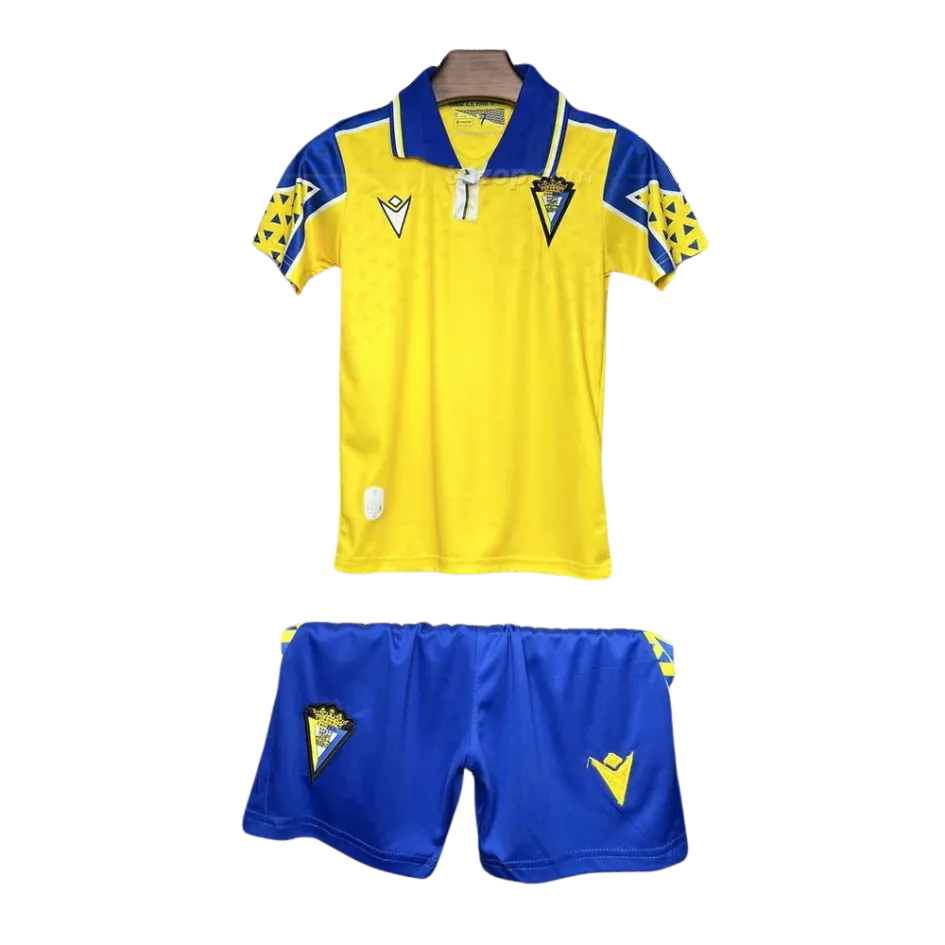 cadiz-local-nino-24-25 Conjunto niño primera Cadiz 24/25 - Imagen 1