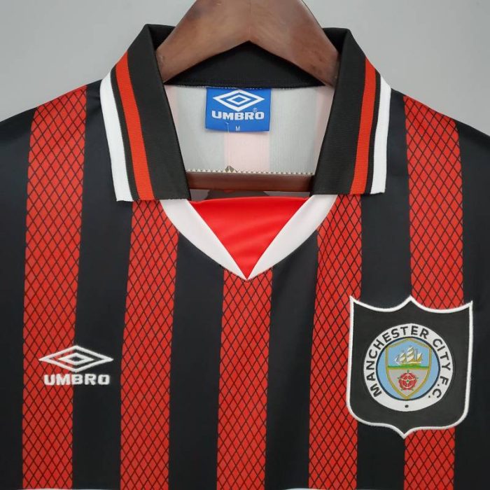 Camiseta alternativa Retro Manchester City 95/96 - Imagen 4