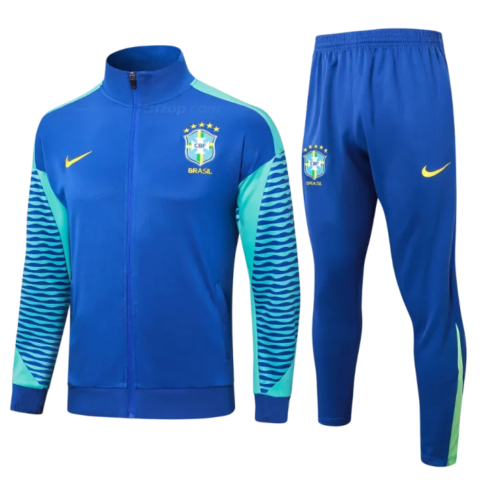Chándal conjunto azul Brasil 24/25 - Imagen 1