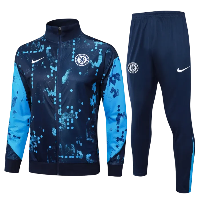 Chándal conjunto azul Niño Chelsea 24/25 - Imagen 1