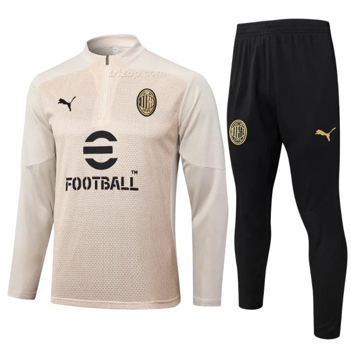 Chándal conjunto entrenamiento Beige AC Milán 24/25 - Imagen 1