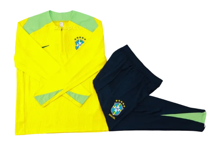 Chándal conjunto entrenamiento Player amarillo Brasil 24/25 - Imagen 3