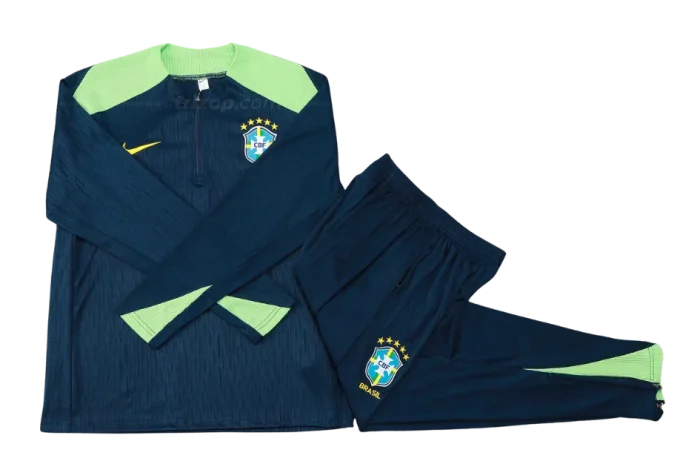 Chándal conjunto entrenamiento Player azul Brasil 24/25 - Imagen 3