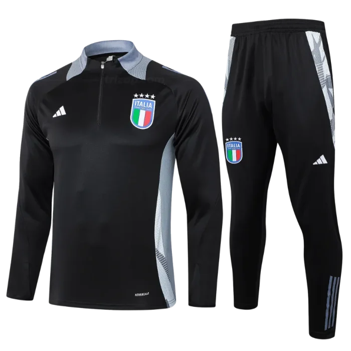 Chándal conjunto entrenamiento negro Italia 24/25 - Imagen 1