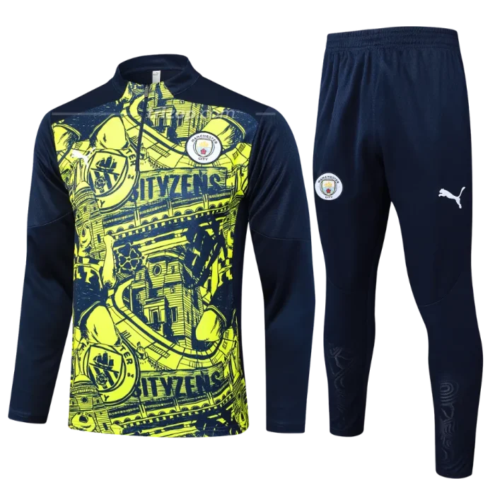 Chándal conjunto verde Niño Manchester City 24/25 - Imagen 1