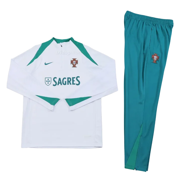 Chándal conjunto entrenamiento blanco Portugal 24/25 - Imagen 3