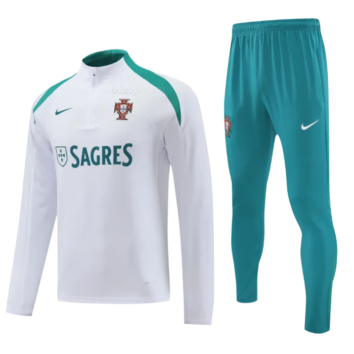Chándal conjunto entrenamiento blanco Portugal 24/25 - Imagen 1