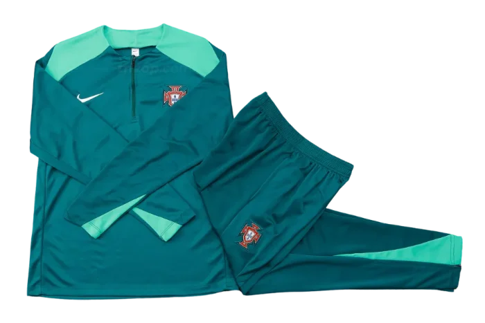 Chándal conjunto entrenamiento verde Portugal 24/25 - Imagen 3