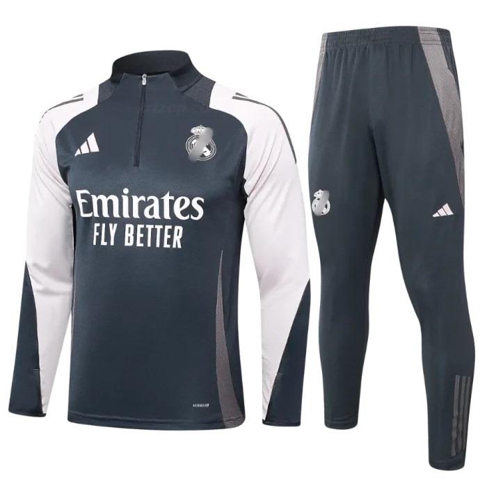 Chándal conjunto Niño gris oscuro Real Madrid 24/25 - Imagen 1