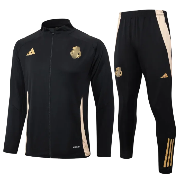 Chándal conjunto negro Niño Real Madrid 24/25 - Imagen 1