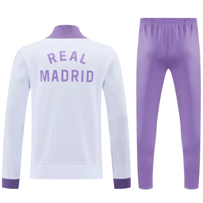 Chándal conjunto retro blanco Real Madrid 24/25 - Imagen 2