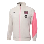 Chaqueta deportiva beige Barcelona 25/26