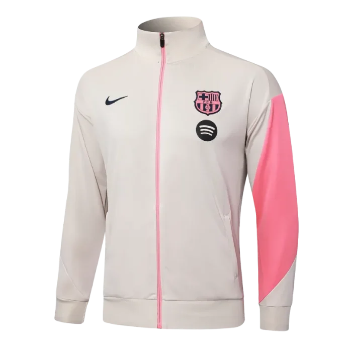 Chaqueta deportiva beige Barcelona 25/26 - Imagen 1