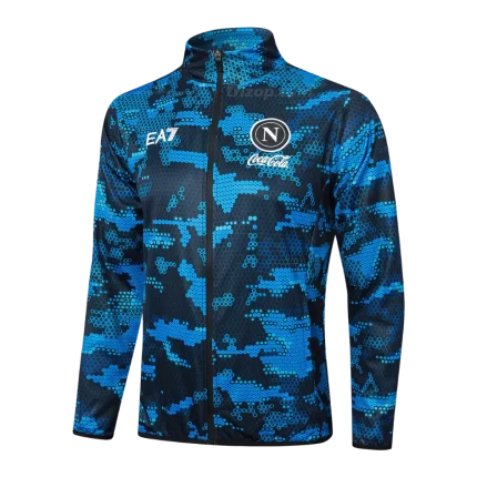 Chaqueta deportiva azul Napoli 24/25