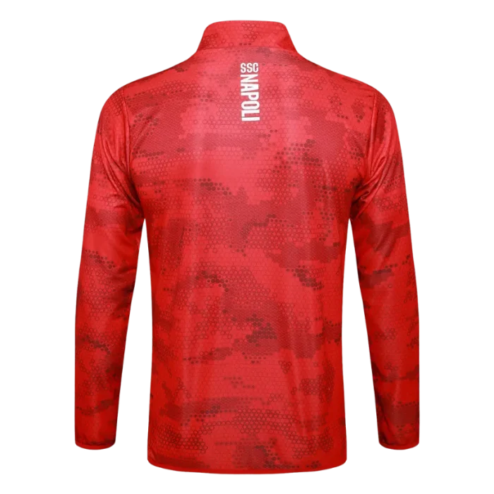 Chaqueta deportiva roja Napoli 24/25 - Imagen 2