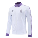 Chaqueta deportiva retro blanca Real Madrid 24/25