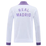 Chaqueta deportiva retro blanca Real Madrid 24/25 - Imagen 2