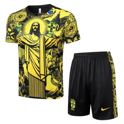 Conjunto entrenamiento Especial Amarillo Brasil 24/25