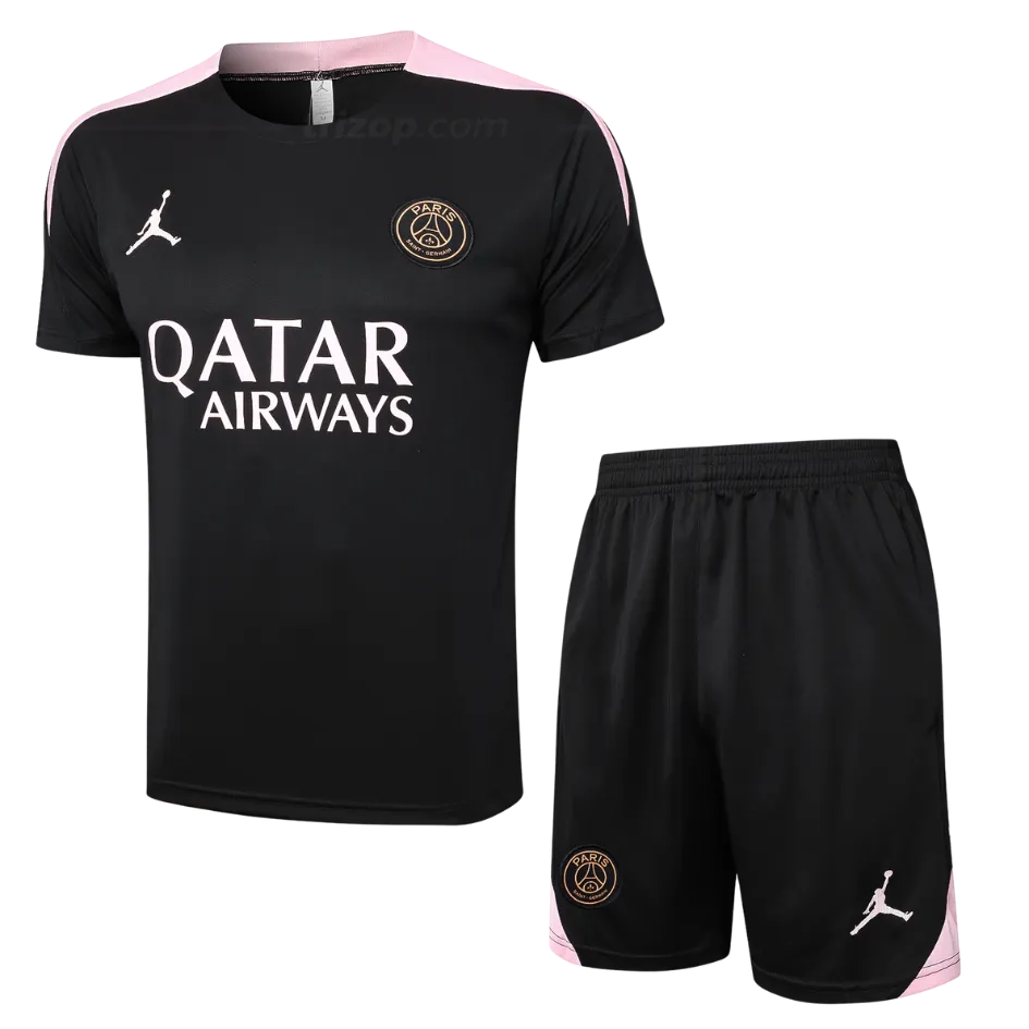 conj-entreno-psg-negro-24-25-jordan-2 Conjunto entrenamiento negro Paris Saint-Germain 24/25 - Imagen 1