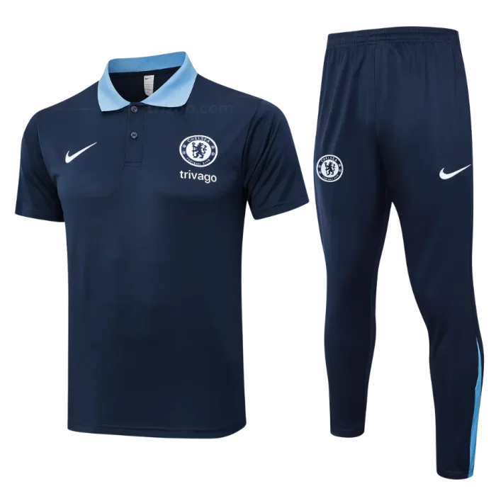 Conjunto Polo azul Chelsea 24/25 - Imagen 1