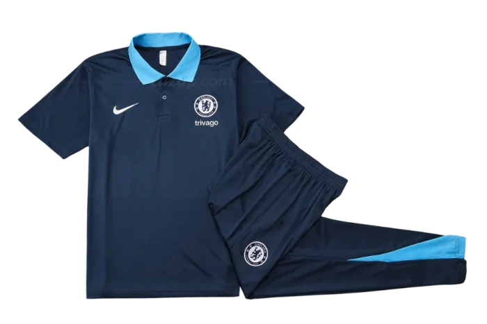 Conjunto Polo azul Chelsea 24/25 - Imagen 3