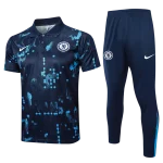 Conjunto Polo Azul Chelsea 24/25