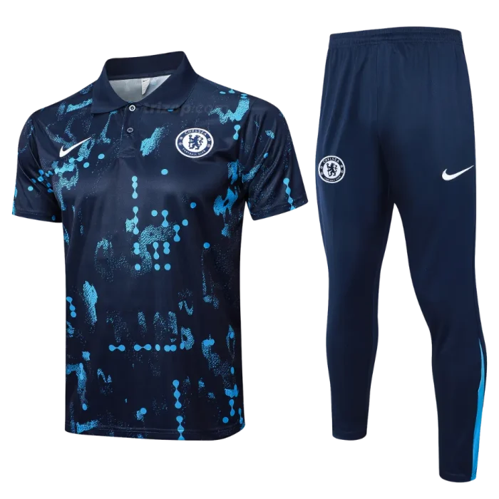 Conjunto Polo Azul Chelsea 24/25 - Imagen 1