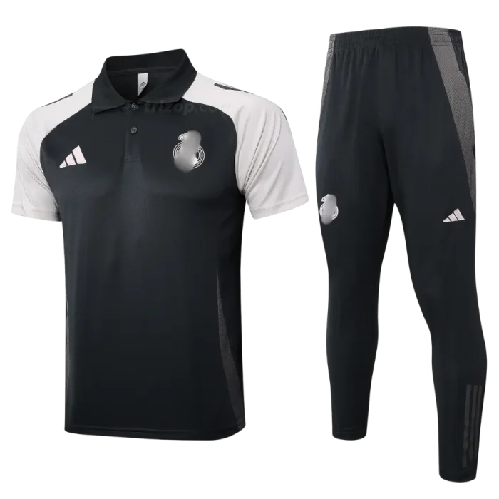 Conjunto Polo Gris Oscuro Real Madrid 24/25 - Imagen 1