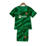 Conjunto niño FC Barcelona equipación portero 23/24