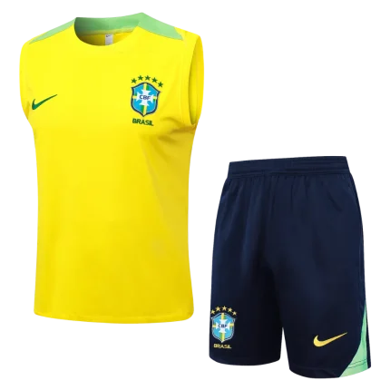 Conjunto entrenamiento sin mangas Brasil 24/25