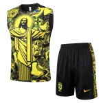 Conjunto entrenamiento sin mangas Especial Amarillo Brasil 24/25