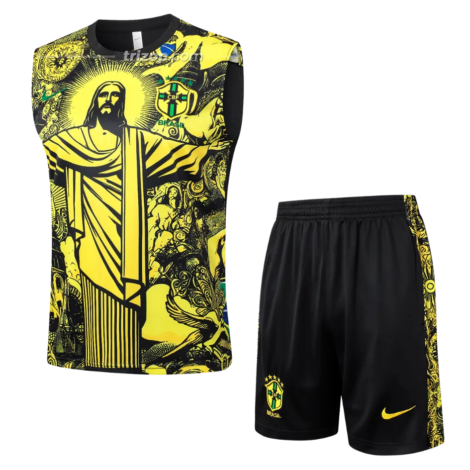 conj-sin-mangas-brasil-especial-amarillo-24-25-2 Conjunto entrenamiento sin mangas Especial Amarillo Brasil 24/25 - Imagen 1