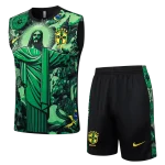 Conjunto entrenamiento sin mangas Especial Verde Brasil 24/25