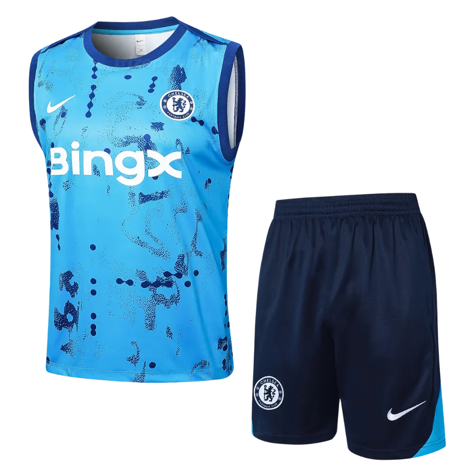 conj-sin-mangas-chelsea-24-25-celeste-2 Conjunto entrenamiento sin mangas Chelsea 24/25 - Imagen 1