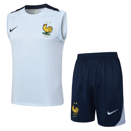 Conjunto entrenamiento sin mangas Francia 24/25