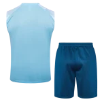 Conjunto entrenamiento sin mangas celeste Manchester City 24/25 - Imagen 2