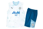 Conjunto entrenamiento sin mangas celeste Manchester City 24/25 - Imagen 3