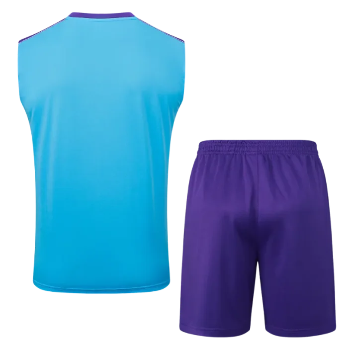 Conjunto entrenamiento sin mangas celeste Real Madrid 24/25 - Imagen 2