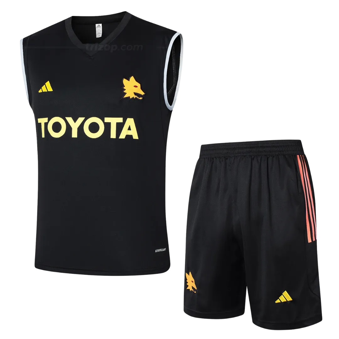 conj-sin-mangas-roma-23-24-1 Conjunto entrenamiento sin mangas AS Roma 23/24 - Imagen 1