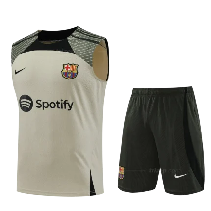 Conjunto entrenamiento sin mangas FC Barcelona 23/24