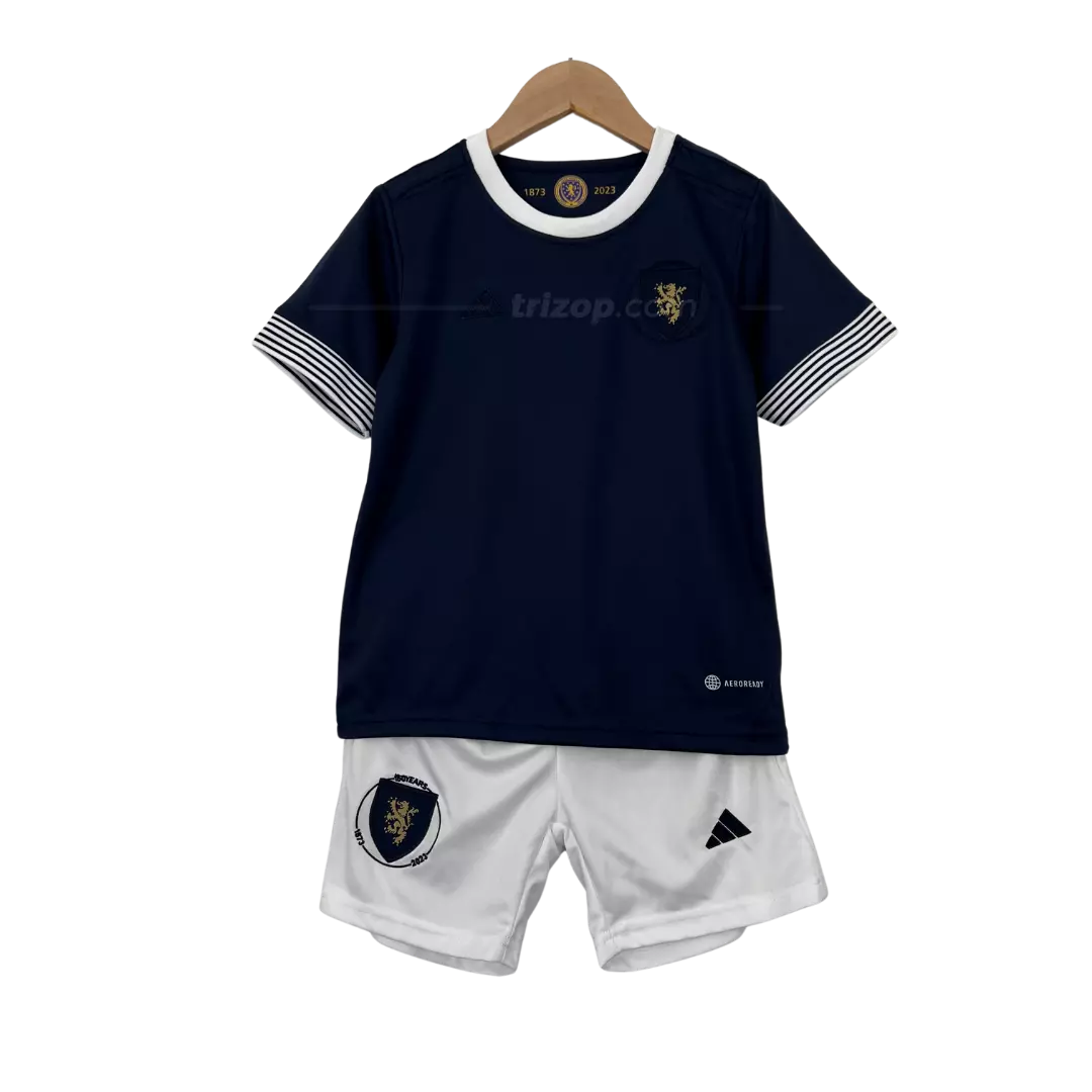 escocia-150-nino-trizop-2023-1 Conjunto niño Escocia «150 años» equipación 2023/24 - Imagen 1