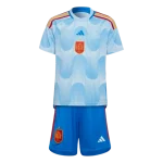 Conjunto niño España segunda equipación 2022